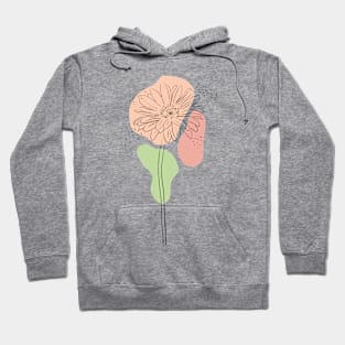 Gerbera in boho style Hoodie